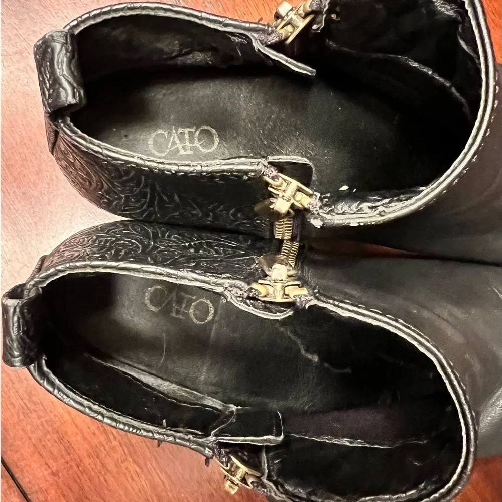 GUC Cato Black Ankle Booties - Women’s 8 1/2